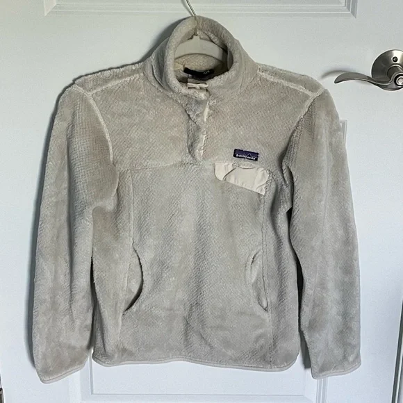 Patagonia woman’s re-tool snap-t Pullover fuzzy fleece 47581 - Picture 2 of 15